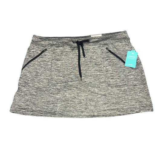 NWT Tek Gear Women's XXL Heather Gray Casual Athletic Skort - Yoga Tennis Golf