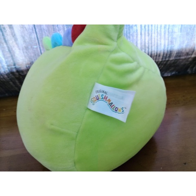 Squishmallows Pride Rainbow Belly Green Dinosaur Plush Stuffed Animal 8"
