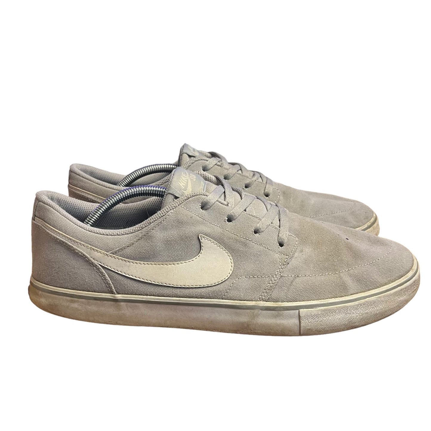 Nike SB Portmore II Solar Canvas Men's Sixe 12 Gray Low Top Skate Shoes/Sneakers