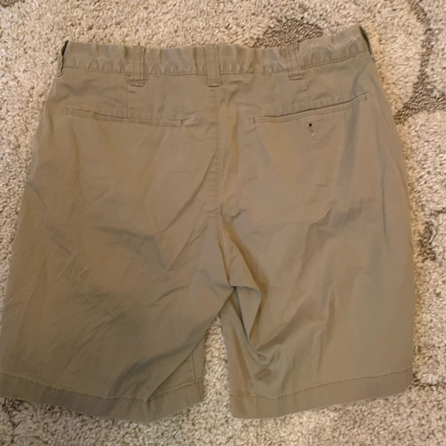 J.Crew Men's Khaki Breathable Easy Chino Shorts Size 31 9" Inseam