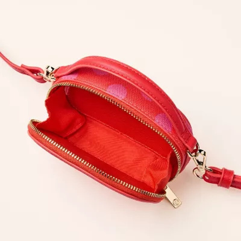 NWT Kate Spade X Target Pink Polka Dot Mini Crossbody Bag Detachable Strap