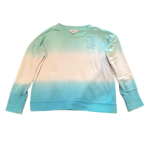 Vineyard Vines Multicolor Blue Tie Dye Crewneck Sweatshirt Women's Medium