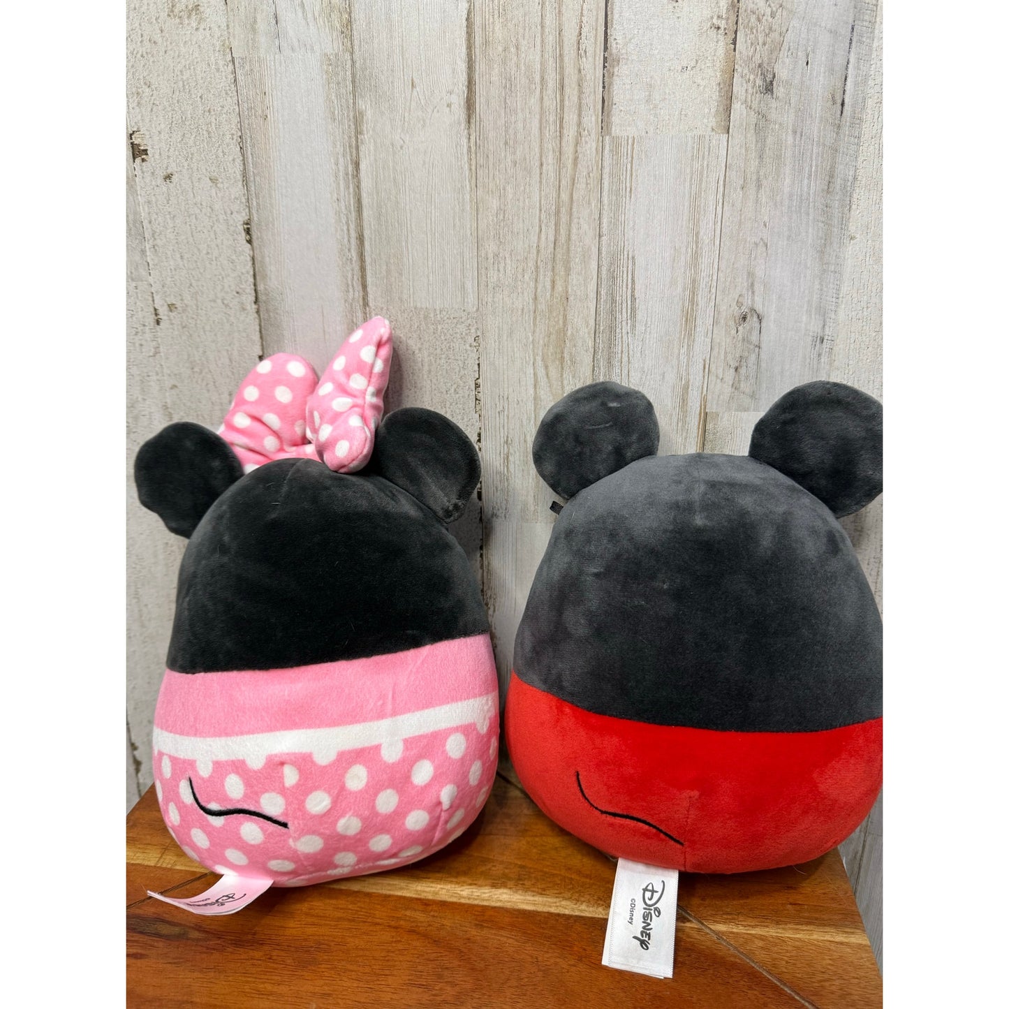 Disney Squishmallows Minnie & Mickey Mouse Plush Set 8" 3+ Years