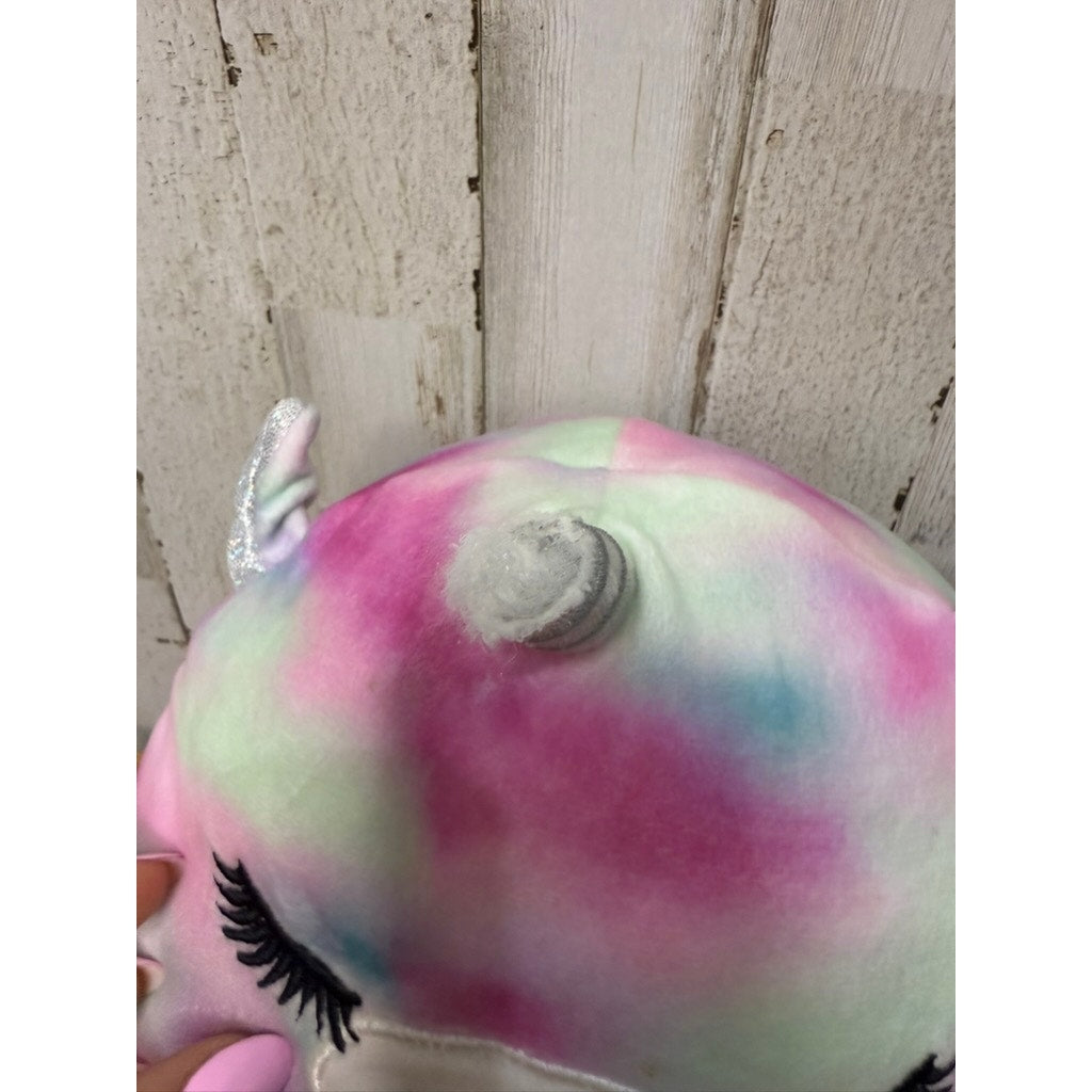 Squishmallows 8" Dahlia Tie-Dye Unicorn Claire's Exclusive Plush