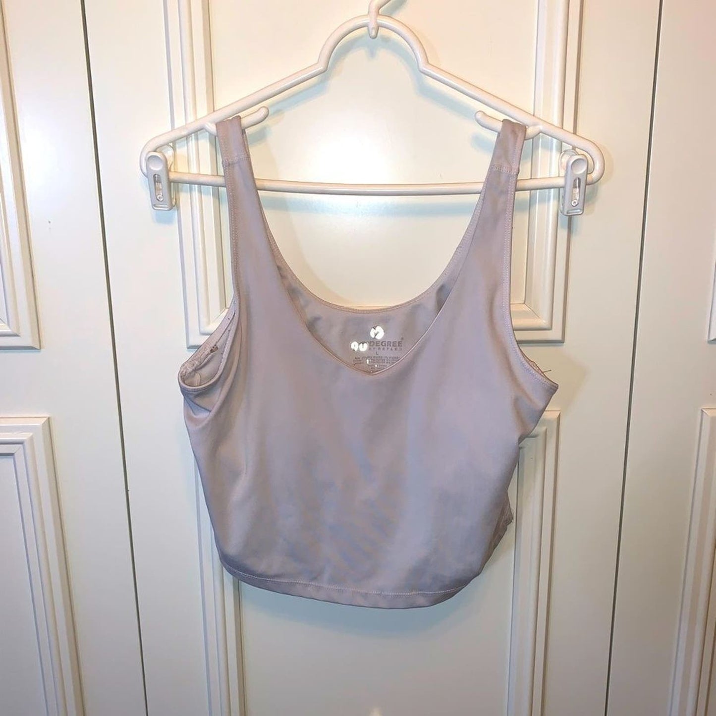 90 degree Grey sports bra L