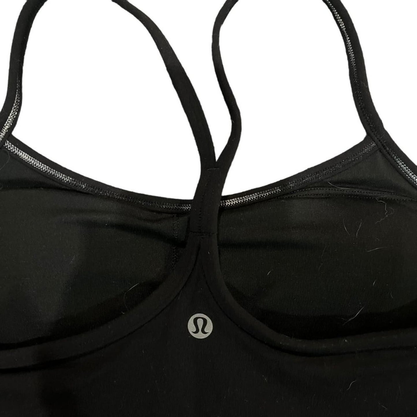 Lululemon Black Free to Be Tank Top w/ Built in Bra Size 6