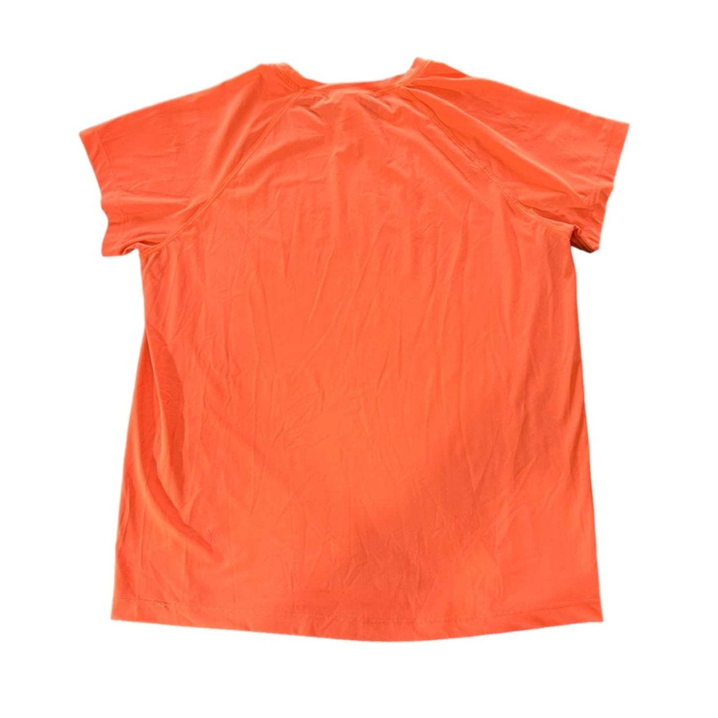 Athleta Orange Seamless Short Sleeve Tee Size XS