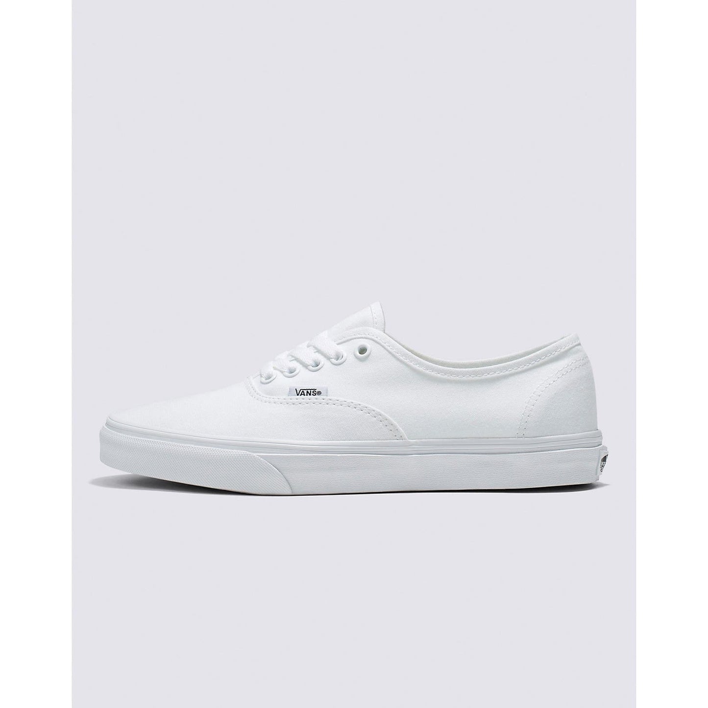 Vans Authentic Unisex White Canvas Lace Up Sneakers Men's 8.5 / Women's 10