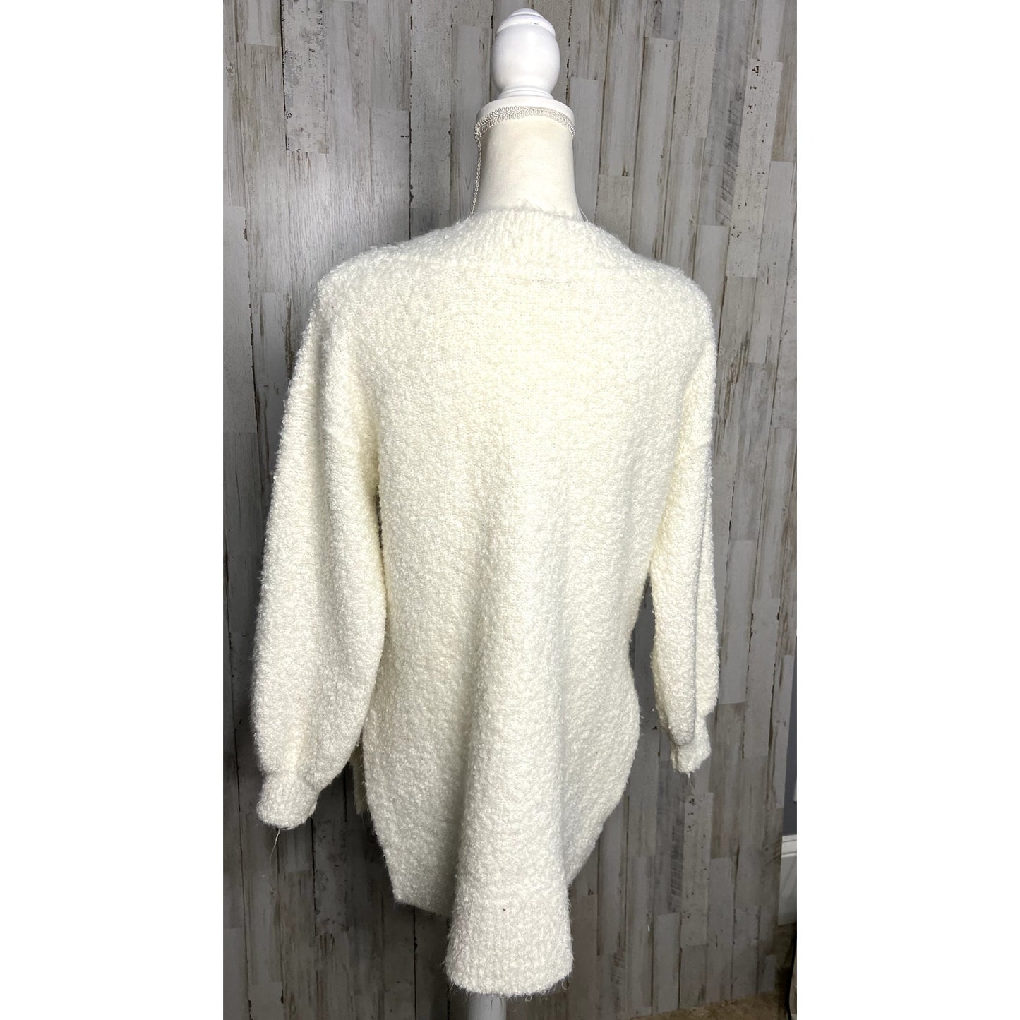 Anthropologie Pilcro Women's XS Ivory V-Neck Tunic Sweater Casual