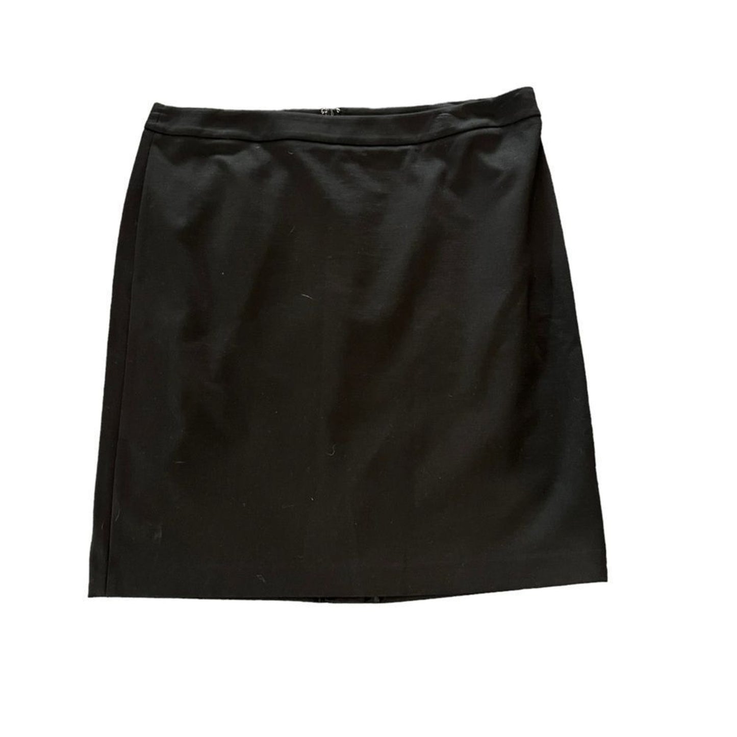NWT Talbots Skirt Womens Petite Size 16 Black Knee Length Pencil Straight