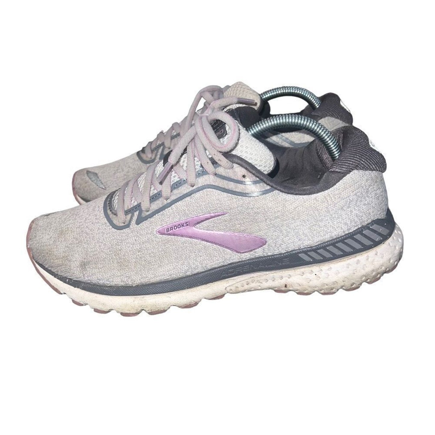 Brooks Adrenaline GTS 20 Women's 11.5 Running Shoes Gray Purple Support