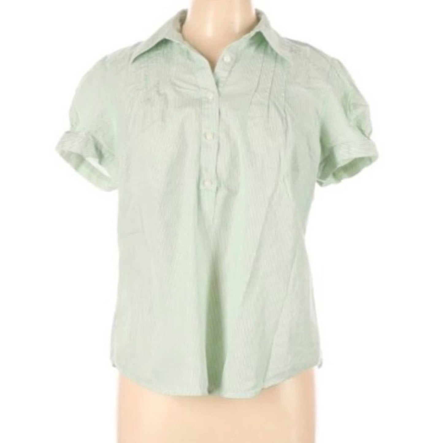 Ann Taylor Loft Every Day 3/4 Button Down Size 8