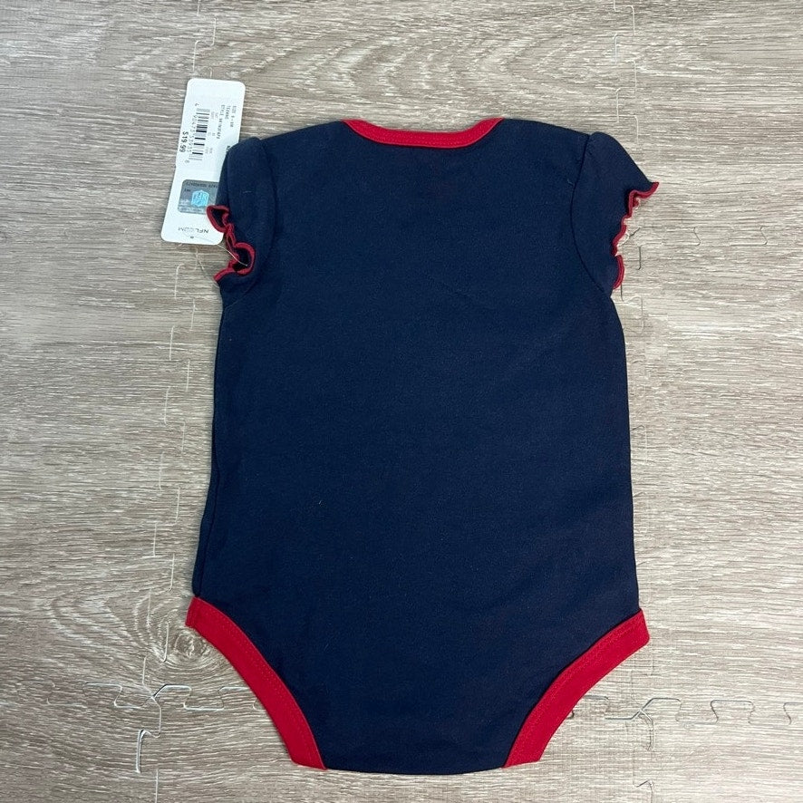 NWT Houston Texans Baby 3-Pack Bodysuit Set Multicolor NFL Apparel 6-9 Months