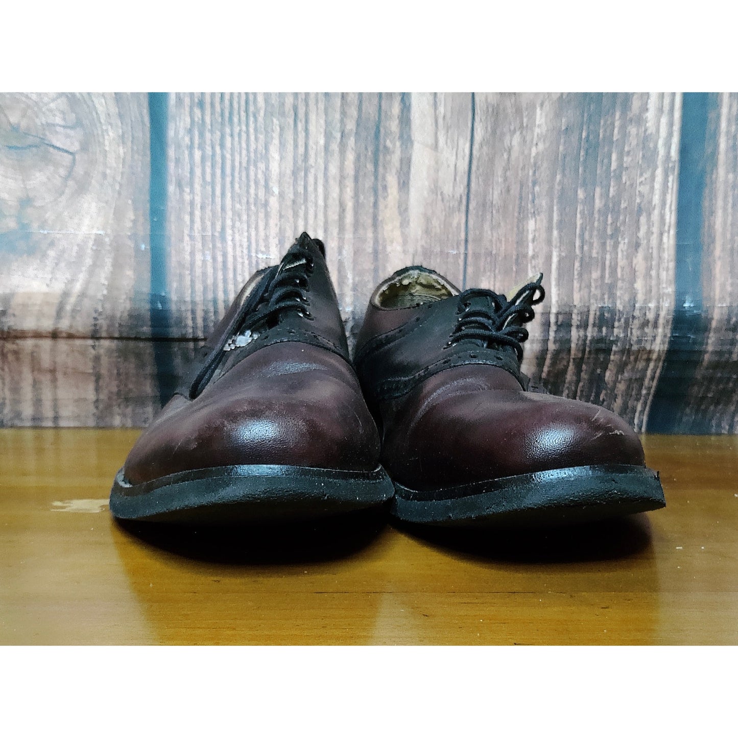 Johnston & Murphy Mens Oxford Dress Shoes Brown Brogue 11.5