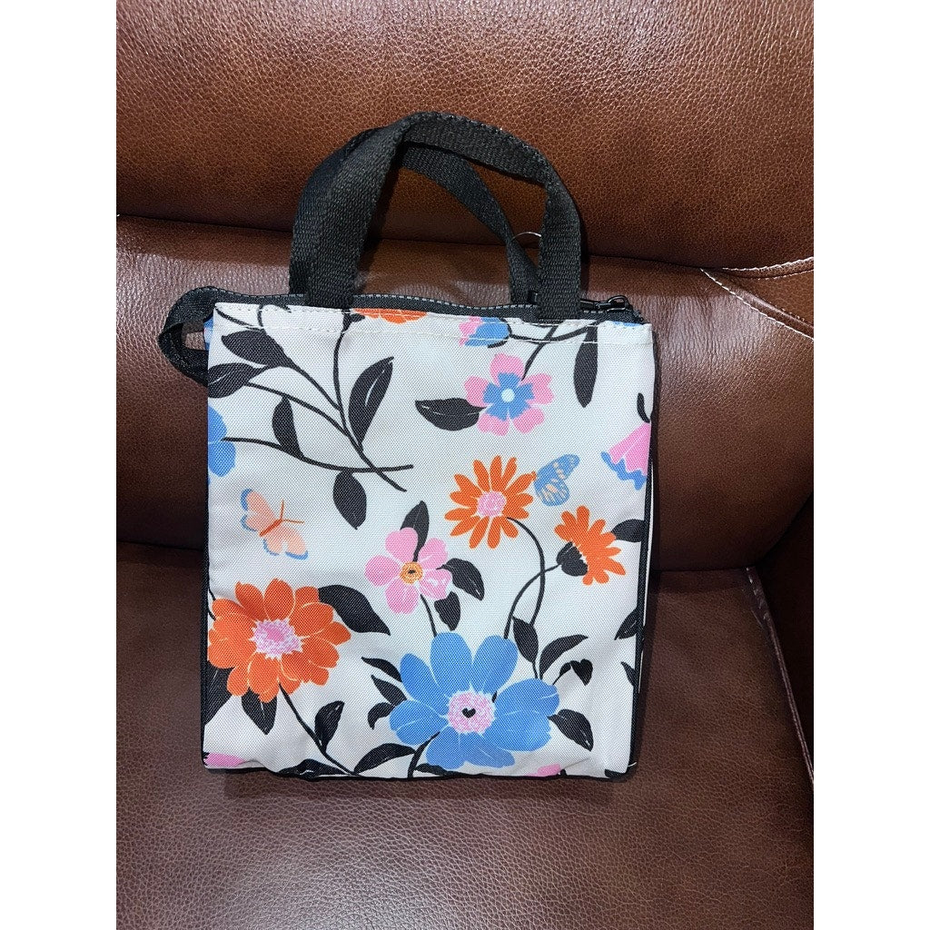 NWT Kate Spade Floral Garden Insulated Lunch Bag Multicolor Chic Design