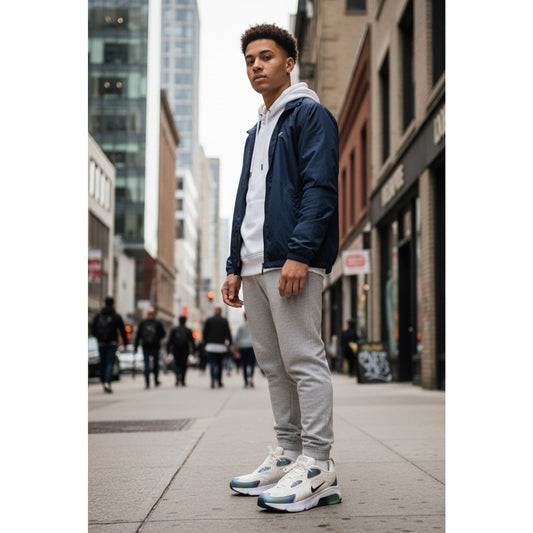 Nike Air Max 200 Bubble Pack Men's Sneakers Summit White/Black Size 9.5