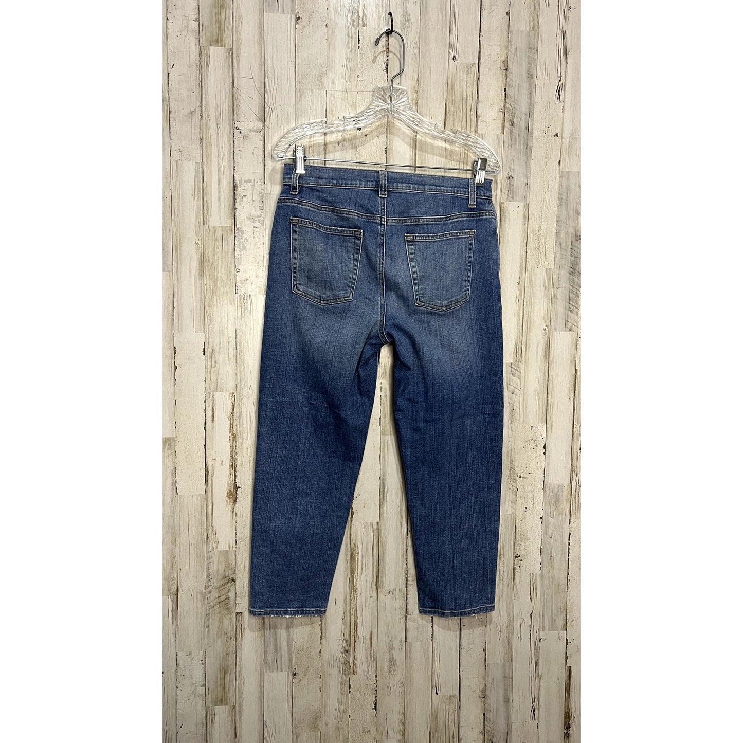 Eileen Fisher Women's High Rise Tapered Jeans Blue Denim Size 4