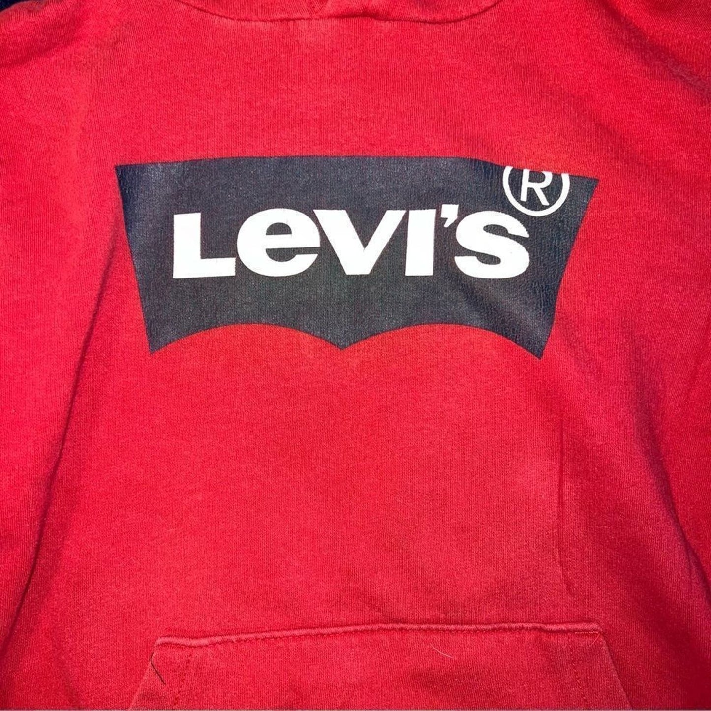 Boys Chenille Batwing Logo Pullover