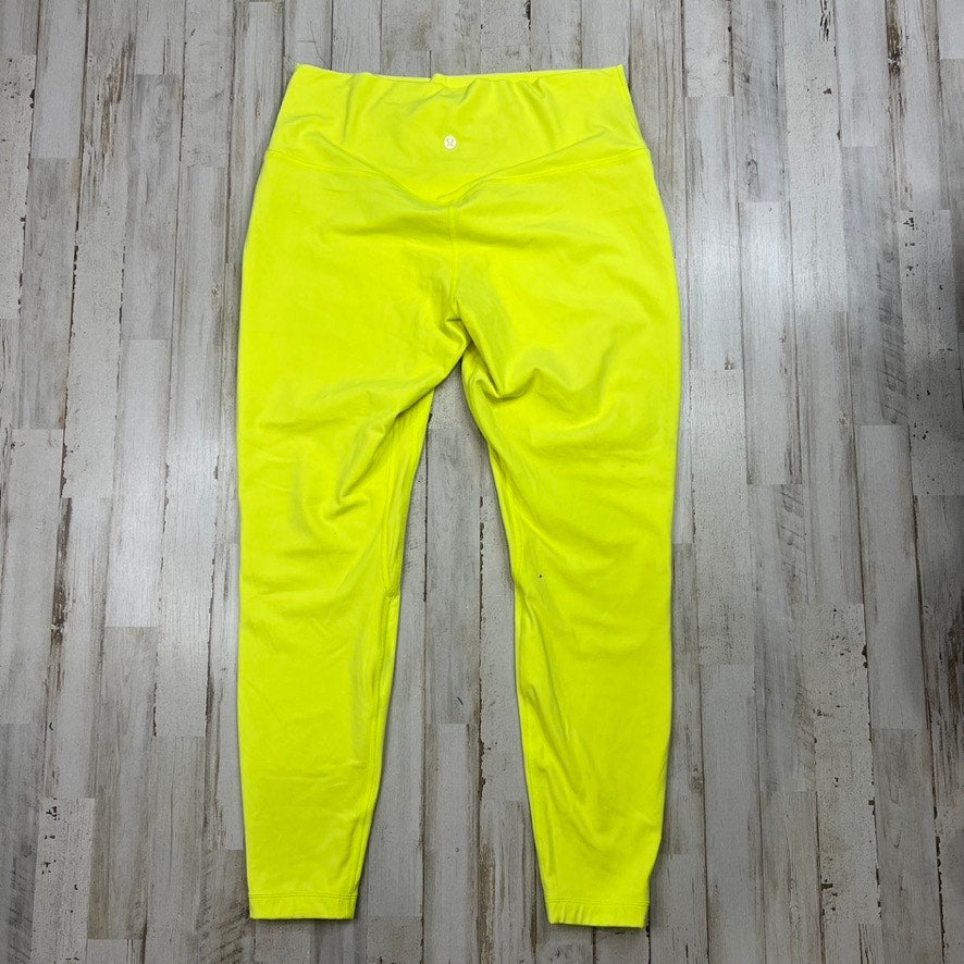 Lululemon Align High-Rise Pant 28" Yellow Leggings Size 14 Yoga Everyday Wear