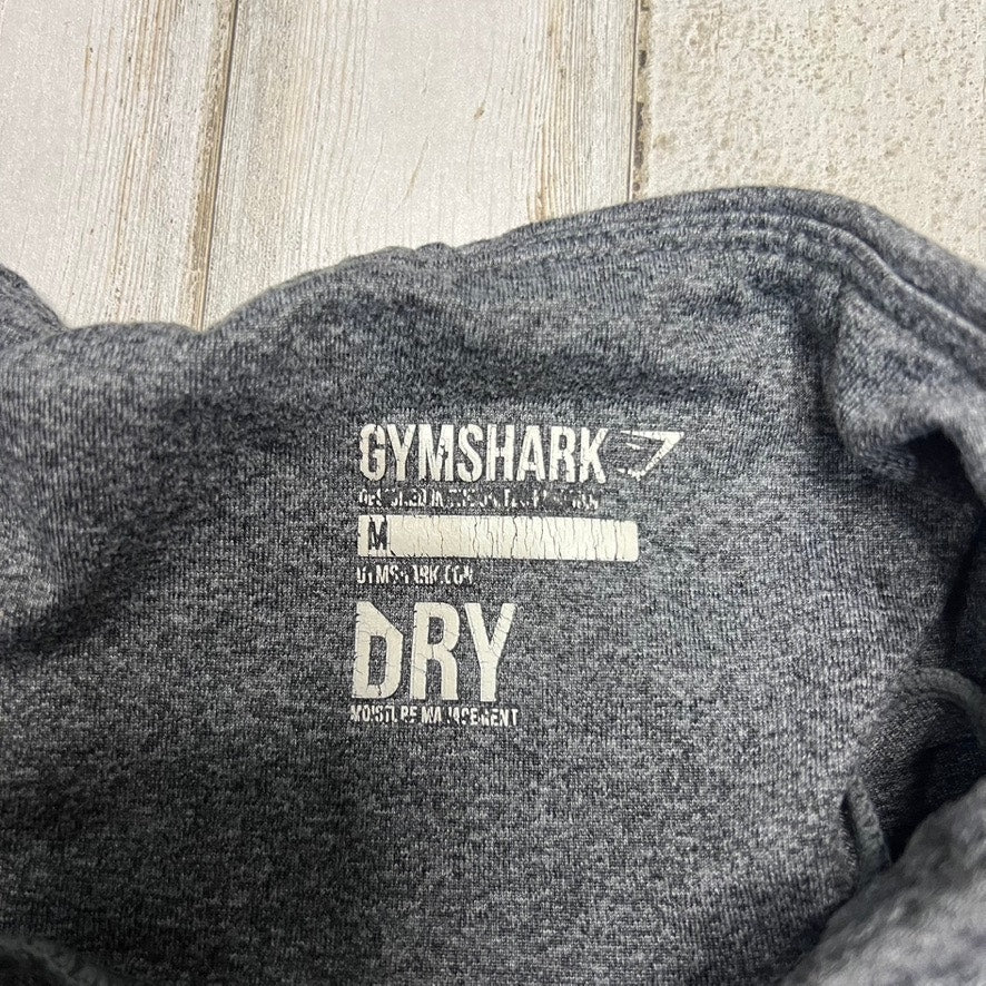 Gymshark Women's Gray Heathered Leggings Size Medium Moisture-Wicking Activewear