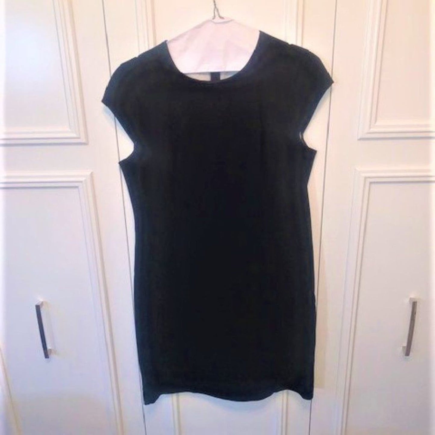 WORTH NEW YORK black sheath dress 16 EUC