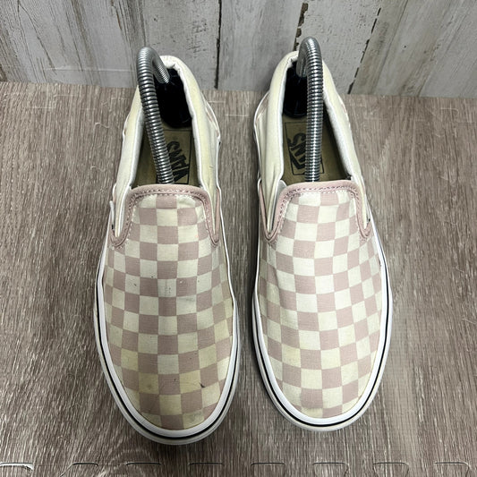 Vans Women's Size 8 / Men's Size 6.5 Classic Slip-On Shoes Pink Checkerboard