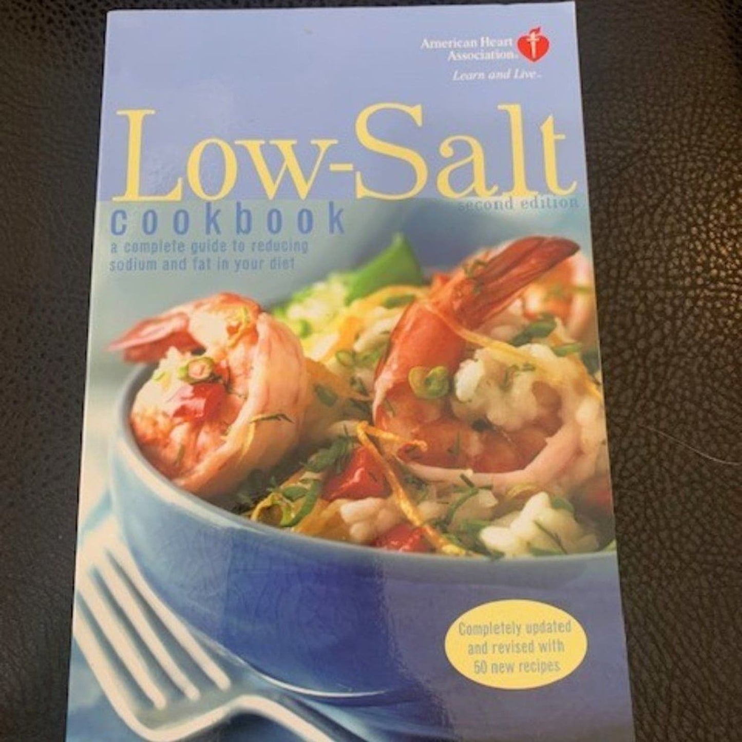 AHA Low-Salt Cookbook EUC 