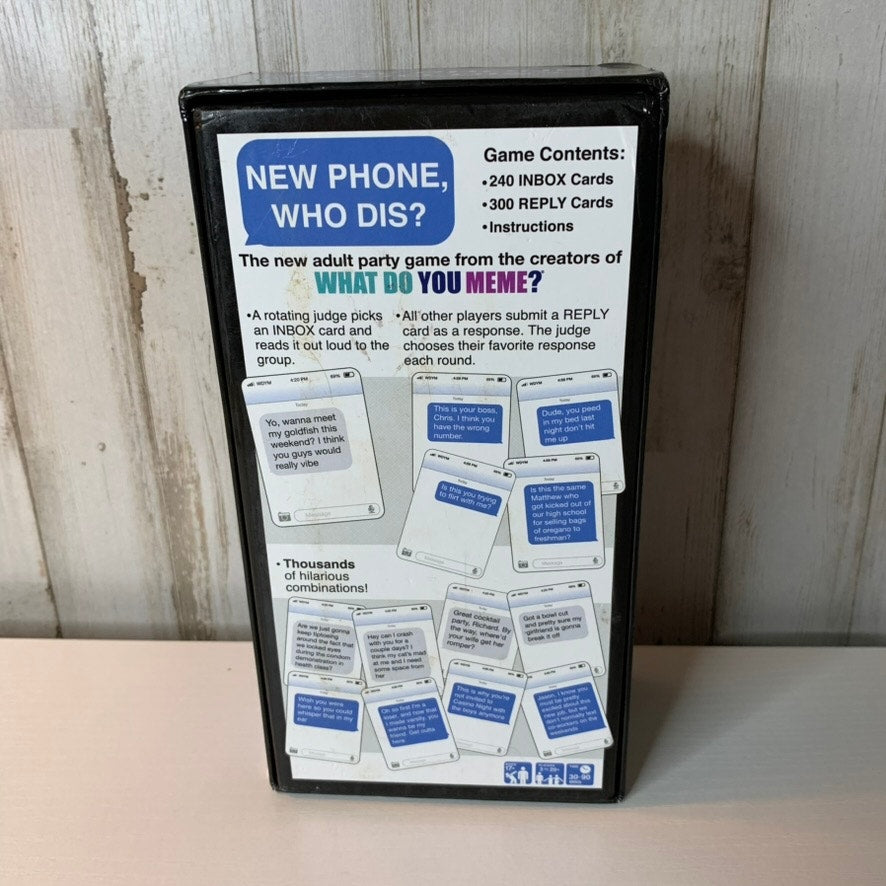 New Phone, Who Dis? Party Game 540 Cards What Do You Meme?