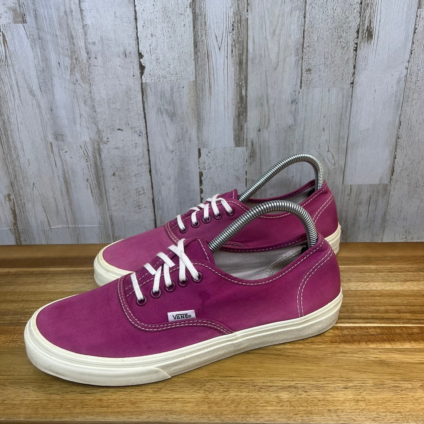 Vans Authentic Purple Canvas Low Top Lace-Up Sneakers - Men's 7.5 / Women's 9