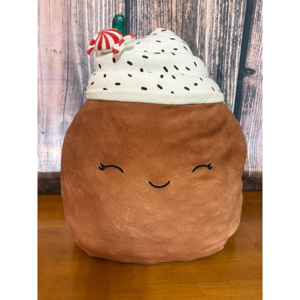 Squishmallows Marsha the Peppermint Latte Large 20” Plush Toy Multicolor