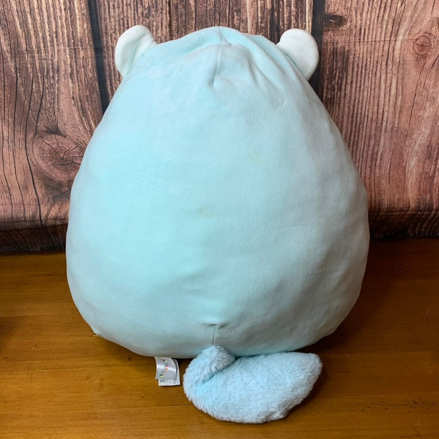 NWT Squishmallows Banks Badger Blue Teal Tie Dye 16in