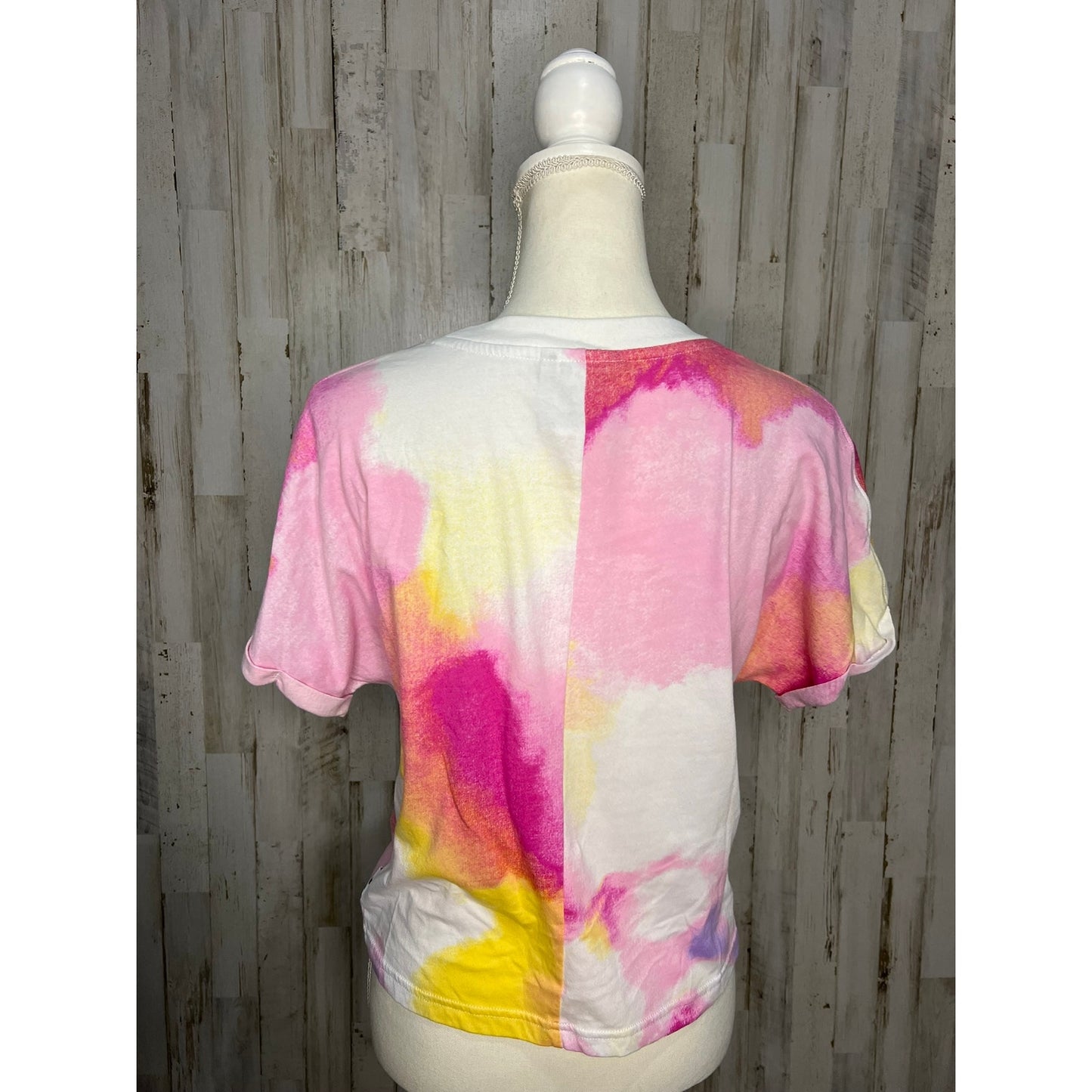 Champion Women's Tie-Dye T-Shirt Multicolor Size Small Casual Crew Neck