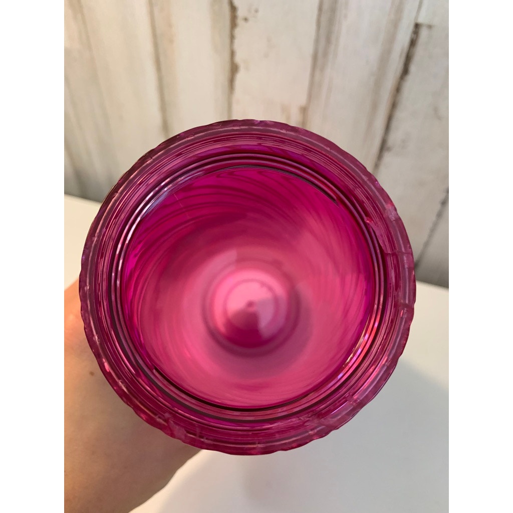 Starbucks Tumbler Pink Iridescent Swirl Cup 16 fl oz w/ Lid