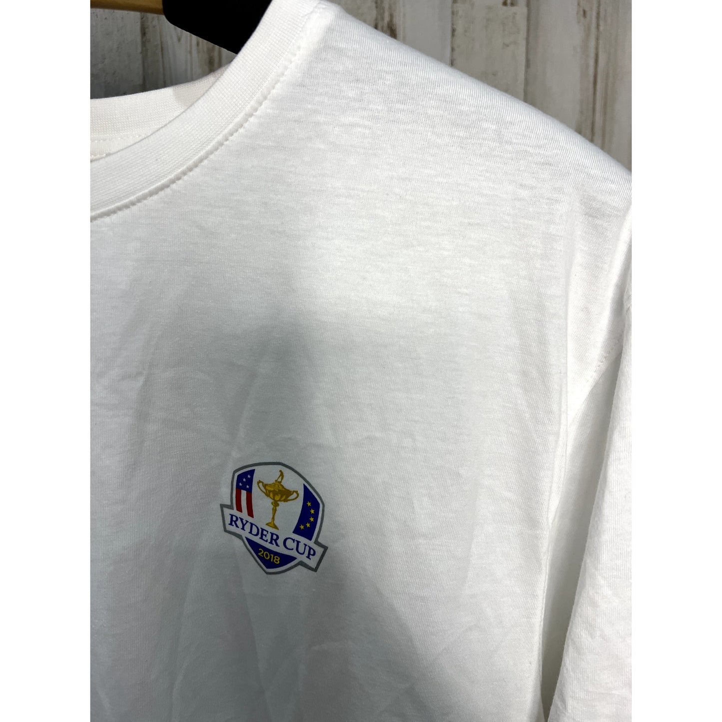 Ahead Men's XL Ryder Cup 2018 White Graphic T-Shirt Golf Apparel