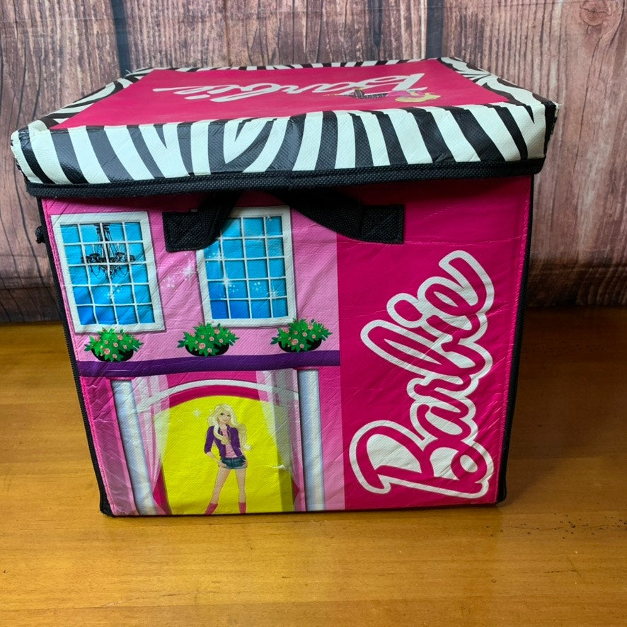 Barbie ZipBin Dream House Collapsible Storage box Zipper Lid