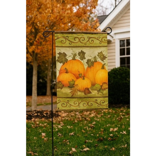 Breeze Art Autumn Pumpkins Garden Flag Thanksgiving Decor