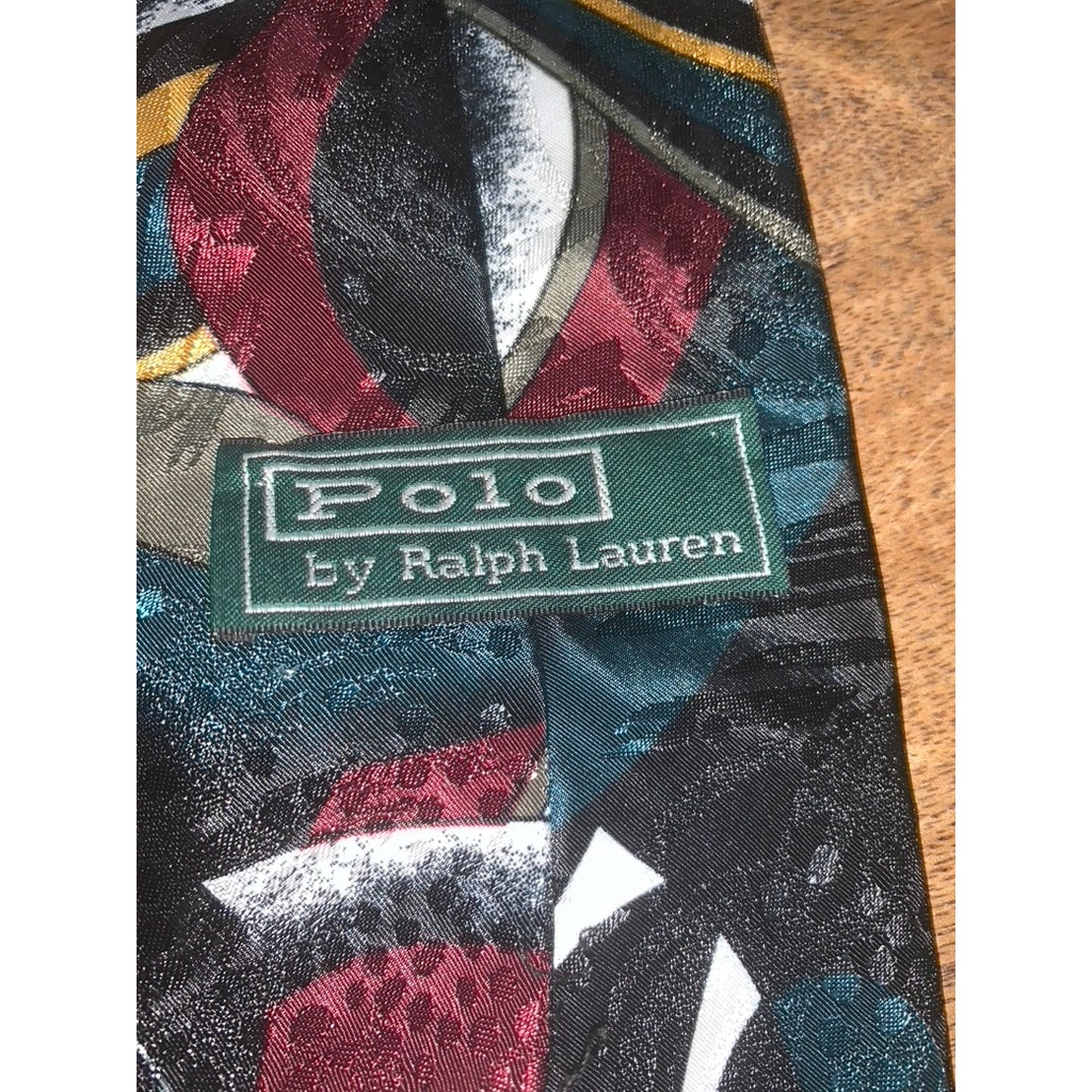 Polo Ralph Lauren Men's Silk Geometric Necktie Multicolor Classic