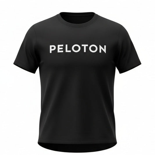 Peloton Century 100 Club T-Shirt Womens XS Black Short Sleeve Logo Tee