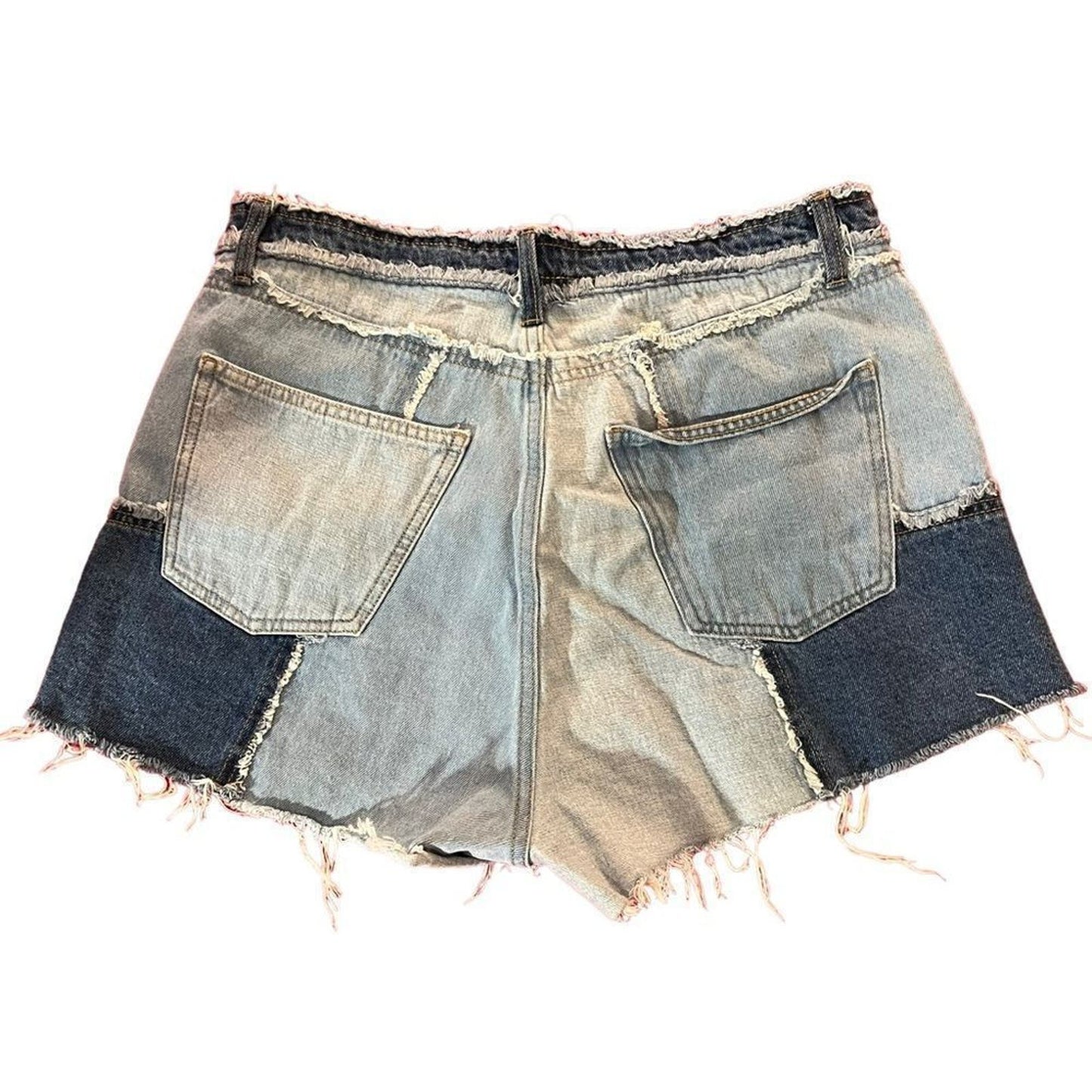 Wild Fable Checkered Jean Shorts Size 12