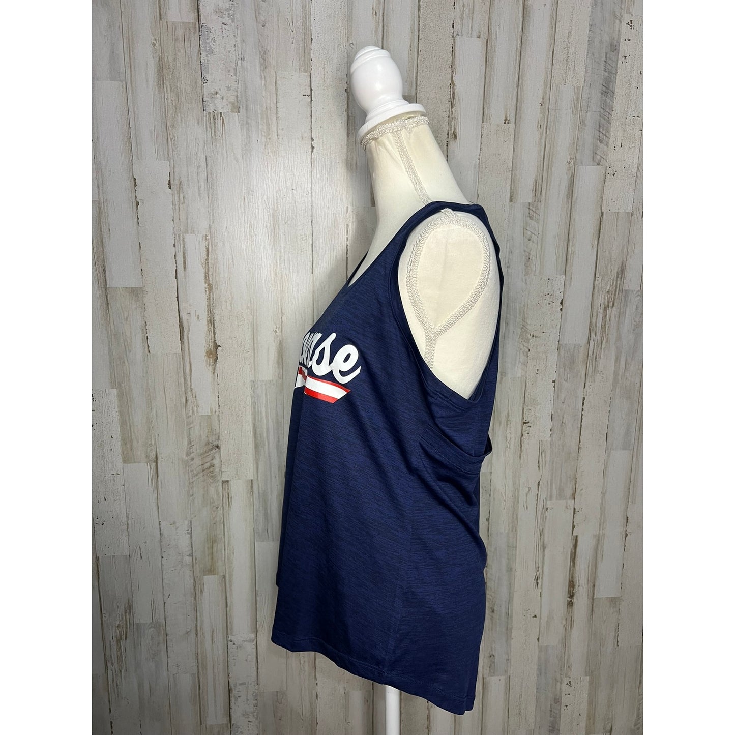 Evoshield Women's Medium Blue Showcase Racerback Tank Top