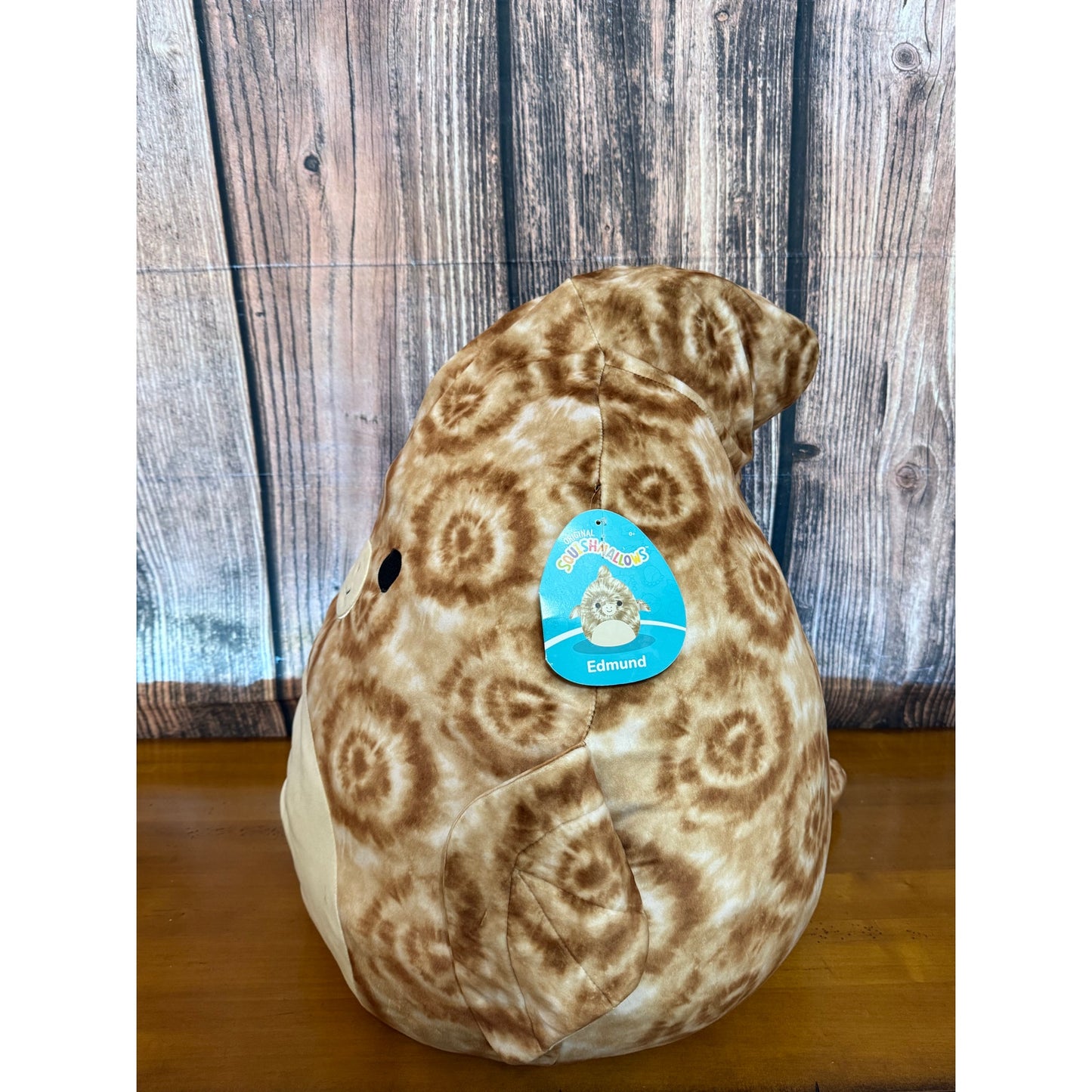 NWT Squishmallows Edmund the Pterodactyl JUMBO 24" Brown Plush Toy
