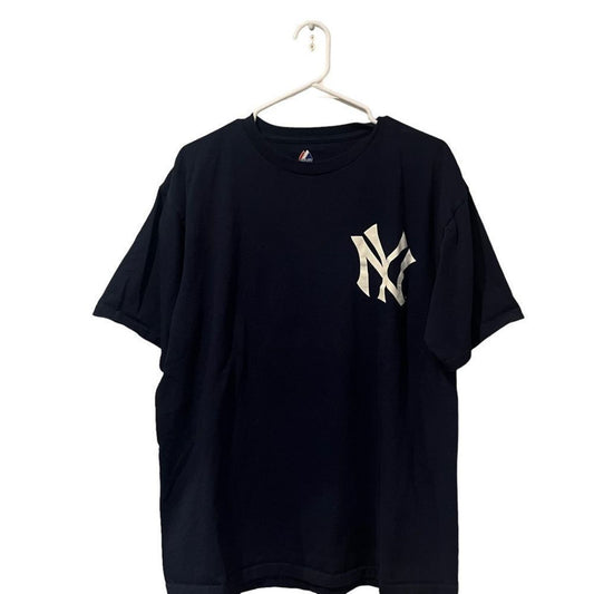 Men's Majestic Cooperstown Collection MLB New York Yankees Babe Ruth #3 T-Shirt