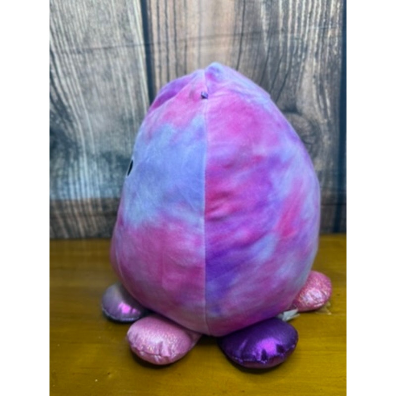 Squishmallows Mary the Octopus Tie-Dye Plush Toy Small 12" Multicolor