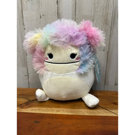 NWT Squishmallows Zaylee the Bigfoot Yeti 8" Plush Toy Multicolor