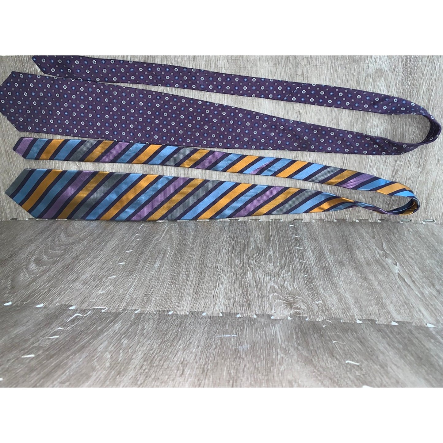 Jos. A. Bank  Men's Silk Striped Necktie Set of 5 Multicolor