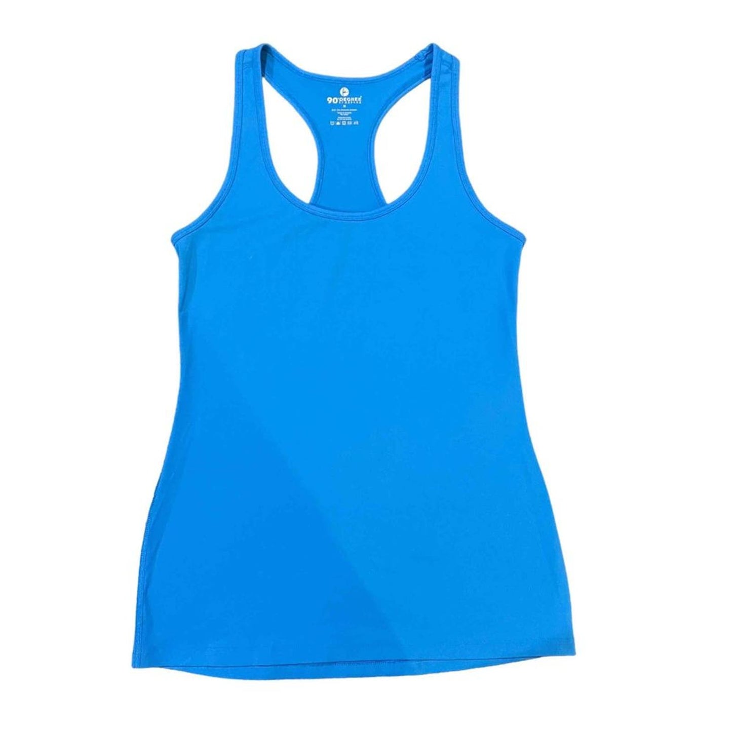 90 Degree Women's Racerback Blue Tank Top Size M