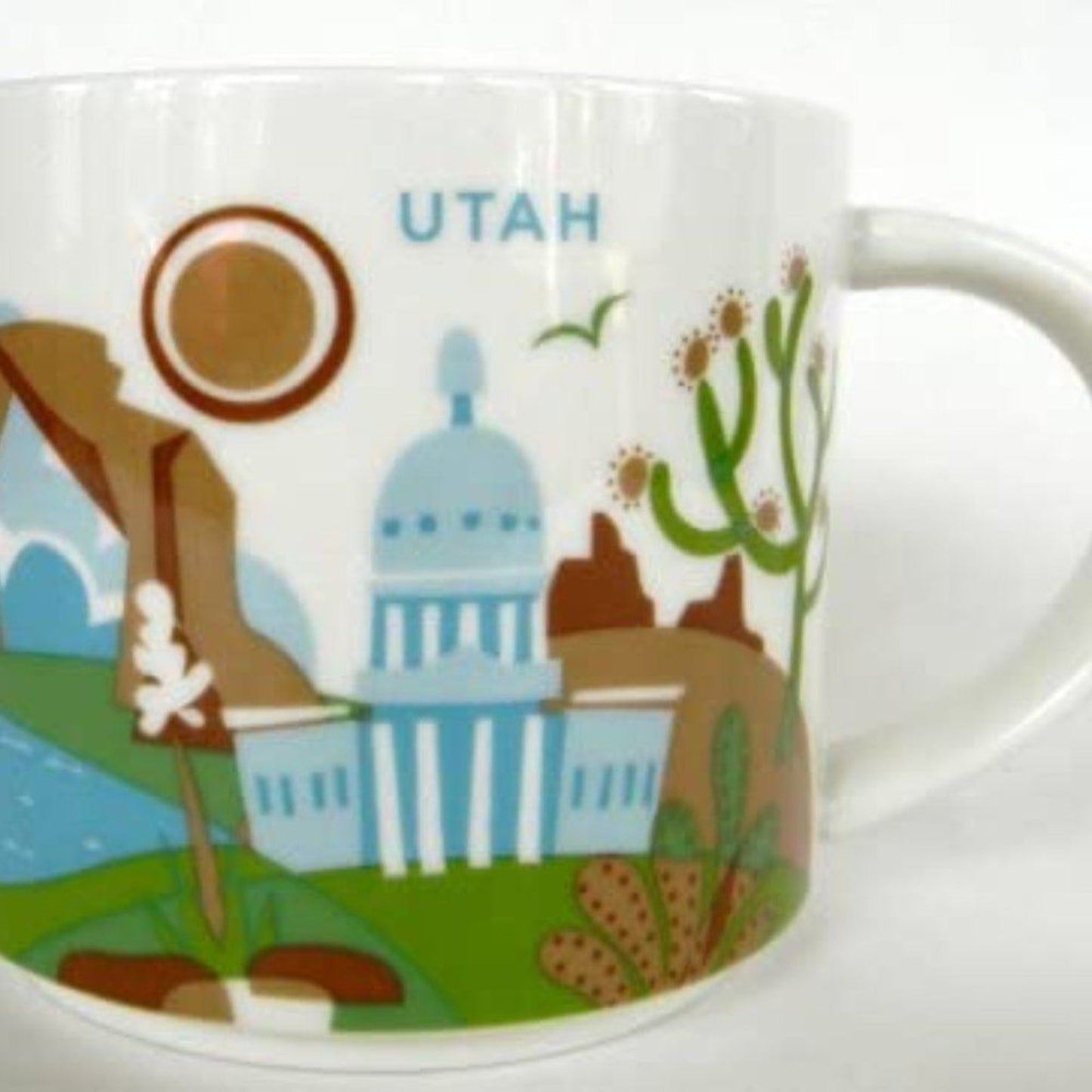 Starbucks Utah You Are Here Collection 14 oz Ceramic Mug