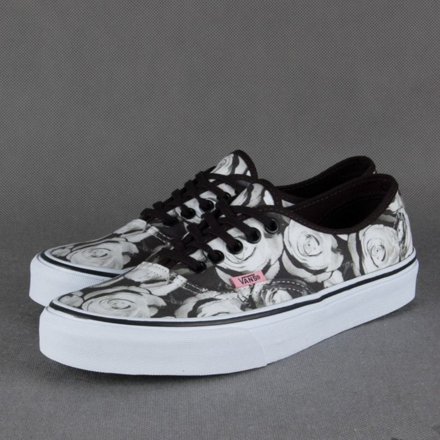 Vans Authentic Digi Roses Floral Lace Up Skateboard Sneakers Men's 4.5/Women's 6