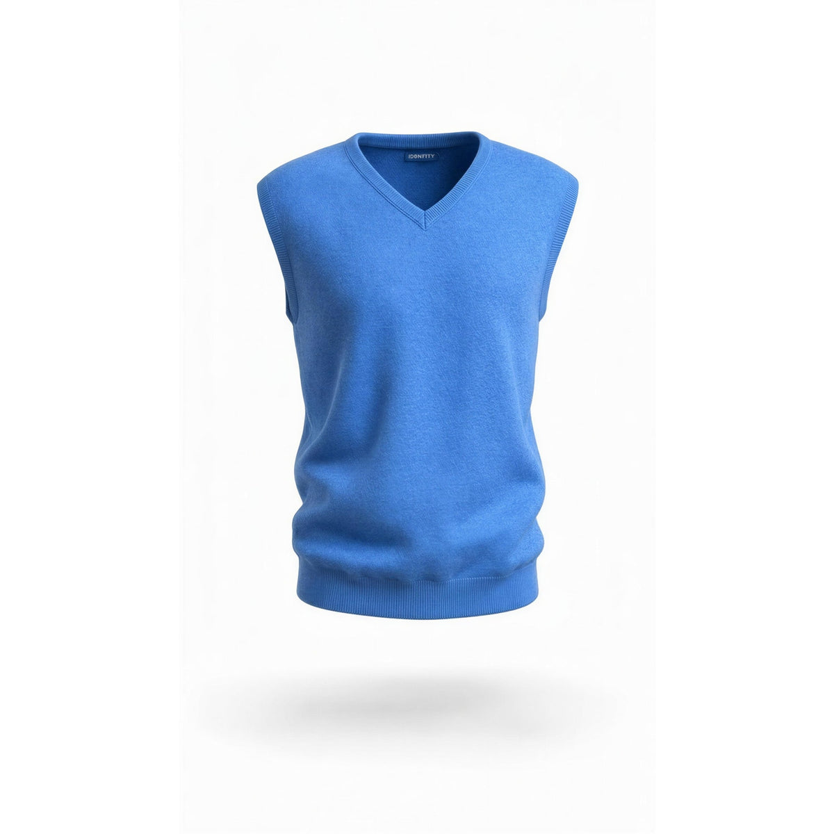 Black Brown 1826 Men's Sweater Vest Extra Large Blue V-Neck Knit Golf