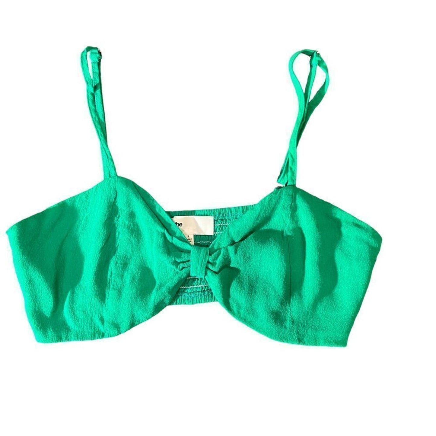 By The Way Green Bandeau Top Size Small